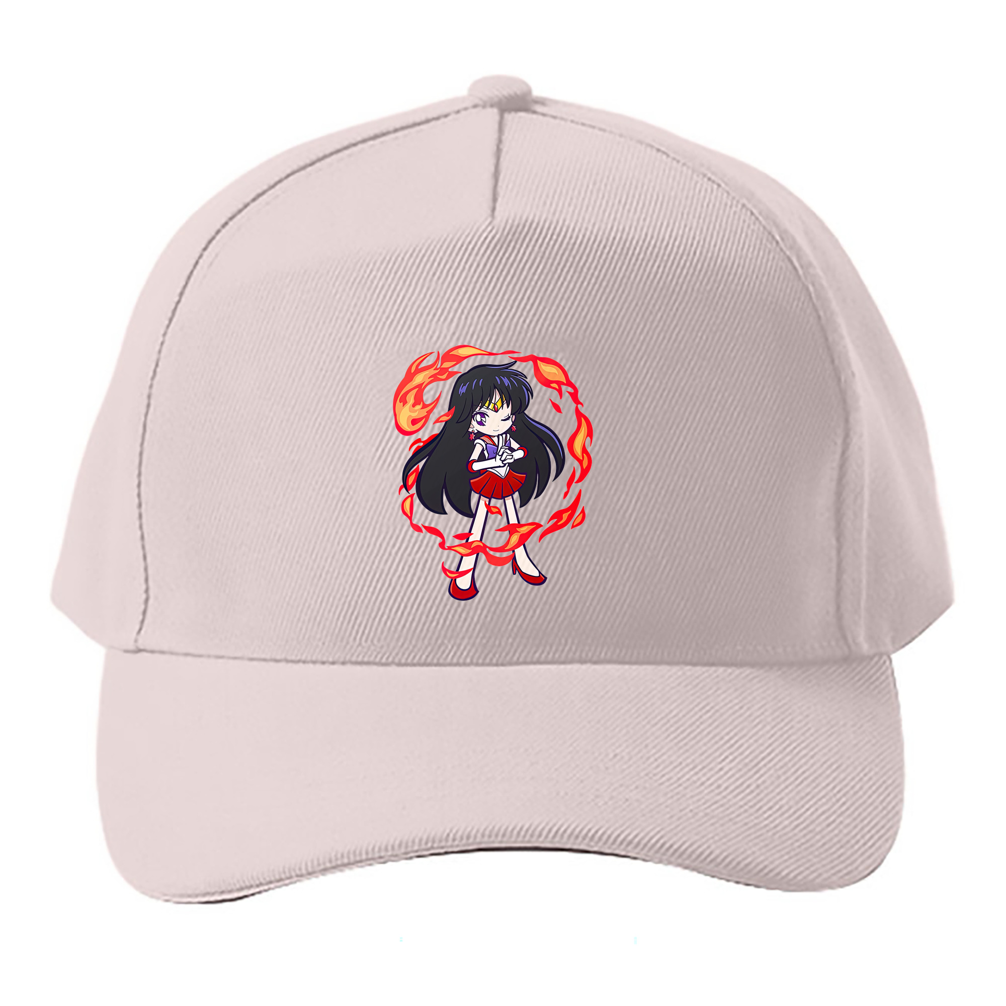 （画像用） 美少女戦士セーラームーン 火野レイ ひの レイ Sailor Moon Hino Rei （セーラーマーズ,Sailor Mars） ベースボールキャップ 綿100％ 男女兼用 帽子 スポーツ